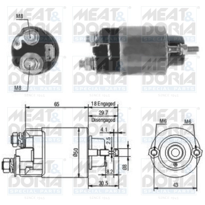 Solenoid Switch, starter